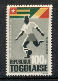 Togo-1965-Soccer-Player-Airmail-MLH