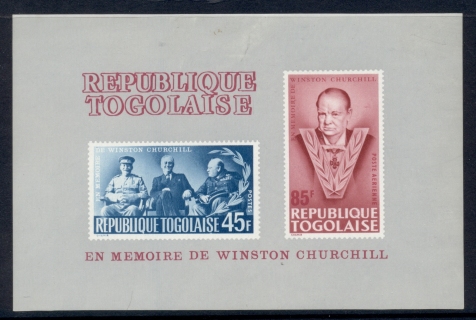 Togo-1965-Winston-Churchill-MS-MUH