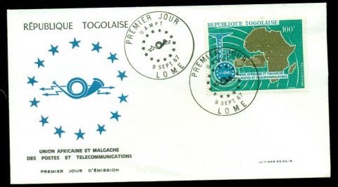 Togo-1967-African-Postal-Union-FDC