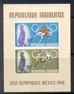 Togo-1967-Pre-Summer-Olympics-Mexico-City-MS-MUH