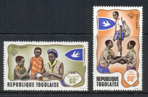 Togo-1968-Boy-Scouts-Airmails-MUH