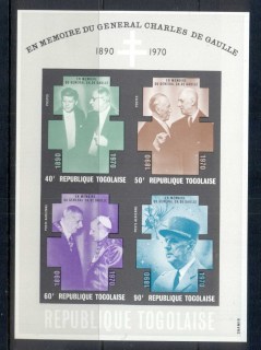 Togo-1971-Charles-de-Gaulle-MS-MUH