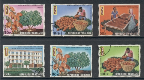 Togo-1971-International-cacao-Day-CTO