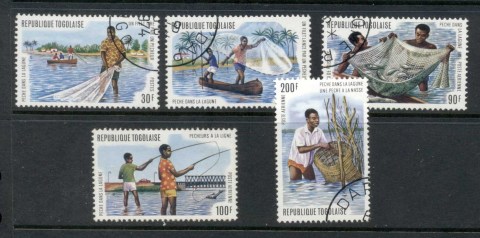 Togo-1974-Lagoon-Fishing-CTO