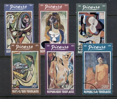 Togo-1974-Picasso-Paintings-CTO