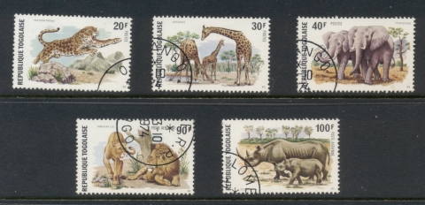 Togo-1974-Wild-Animals-of-West-Africa-CTO