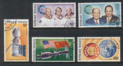 Togo-1975-Apollo-Soyuz-Space-Mission-Airmail-CTO