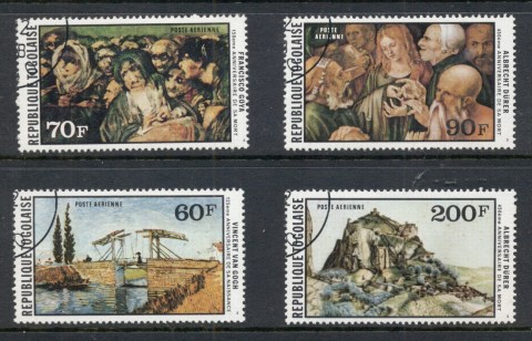 Togo-1978-Paintings-Airmail-CTO