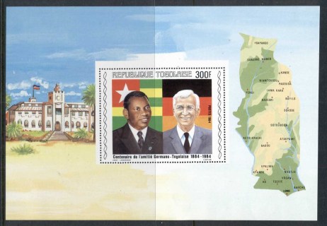 Togo-1984-Pres-Eyadema-Helmut-Kohl-MS-MLH