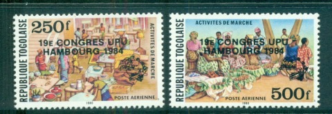 Togo-1984-UPU-Congress-Hamburg-Opts-MUH-lot59476