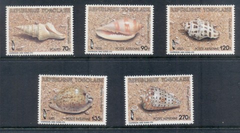 Togo-1985-Seashells-MUH