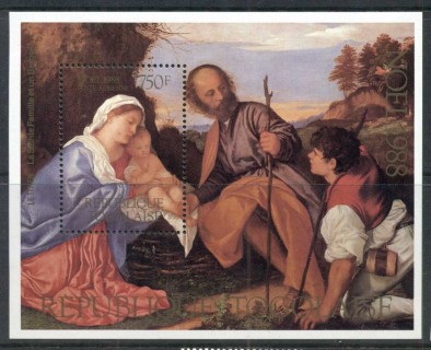 Togo-1988-Xmas-paintings-MS-MLH