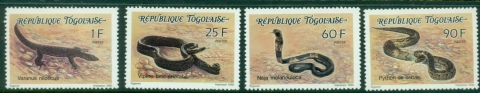 Togo-1990-Reptiles-Snakes-MUH