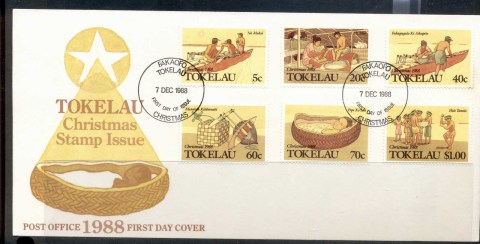 Tokelau-Is-1988-Xmas-FDC