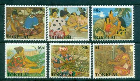 Tokelau-Is-1990-Womens-Work-Leisure-MUH-lot43459