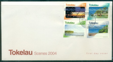 Tokelau-Is-2004-Island-Views-FDC