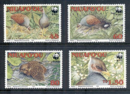 Tonga-Niuafo'ou-1992 WWF Niuafo'ou Megapode, bird