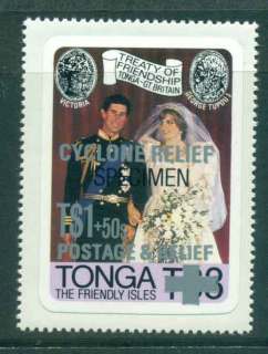 Tonga-1981 Royal Wedding Charles & Diana