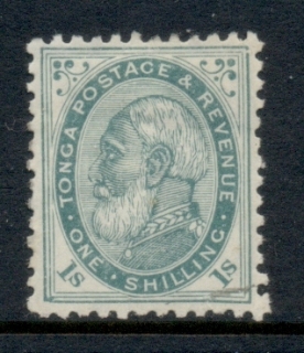 Tonga-1886-92-King-George-I-1-Perf-12x11-5-Part-OG-MH