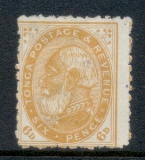 Tonga-1886-92-King-George-I-6d-orange-yellow-MNG