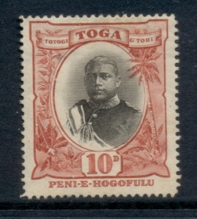 Tonga-1897-1934-Pictorial-George-II-10d-MLH