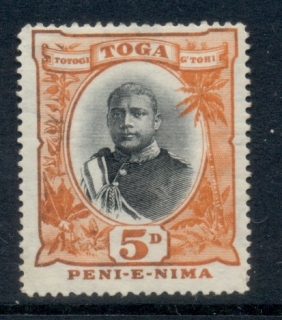 Tonga-1897-1934-Pictorial-George-II-5d-MLH