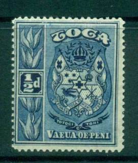 Tonga-1897-34-1-2-blue-Coat-of-Arms-MLH-Lot55422