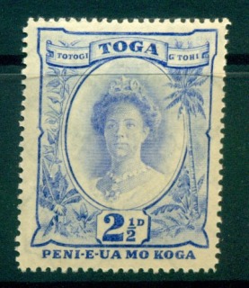 Tonga-1934-2-1-2d-Queen-Salote-Lot55427