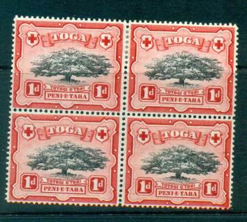 Tonga-1942-1d-Ovava-Tree-Blk-4-MLH-Lot55417