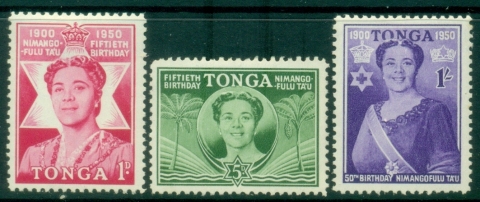 Tonga-1950-Queen-Salote-50th-Birth-Anniversary