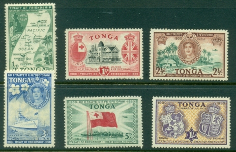 Tonga-1951-Treaty-of-Friendship-Tonga-and-GB-50th-Anniversary-MLH