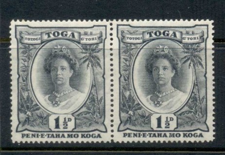 Tonga-1955-Queen-Salote-1-5d-pr-MUH