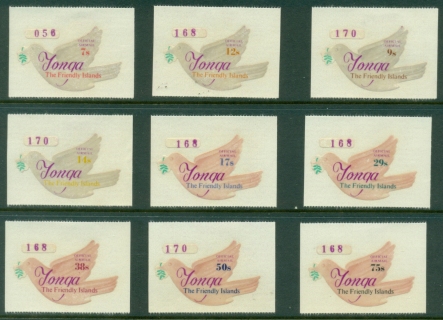 Tonga-1974-Bird-Peace-Dove-die-cut-MLH