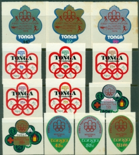 Tonga-1976-Summer-Olympics-Montreal-die-cut-tones-MLH