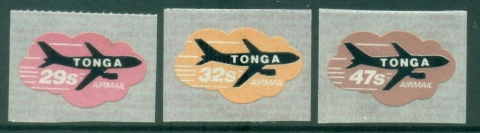 Tonga-1981-Airmail-Jet-plane-die-cut-MLH