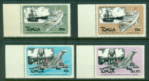 Tonga-1983-Capt-Cooks-Resolution-ship-die-cut-MLH