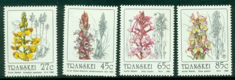 Transkei-1992-Flowers-Orchids-MUH