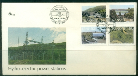Transkei-1986-Hydro-Electric-Power-Stations-FDC