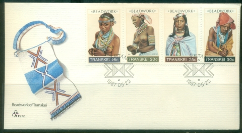 Transkei-1987-Beadwork-of-Transkei-FDC
