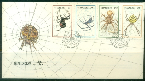Transkei-1987-Insects-Spiders-FDC