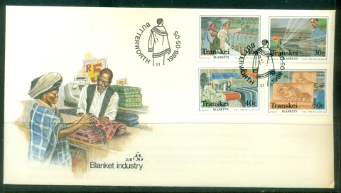 Transkei-1988-Blanket-Industry-FDC