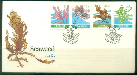 Transkei-1988-Marine-Life-Seaweed-FDC