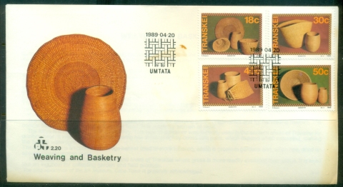 Transkei-1989-Weaving-and-Basketry-FDC
