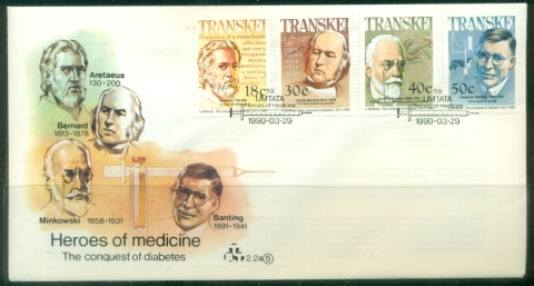 Transkei-1990-Heroes-of-medicine-FDC