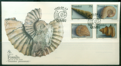 Transkei-1992-Fossils-FDC