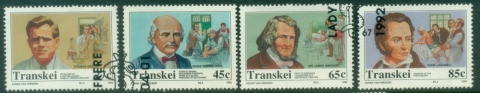 Transkei-1992-Great-Medical-Pioneers-FU