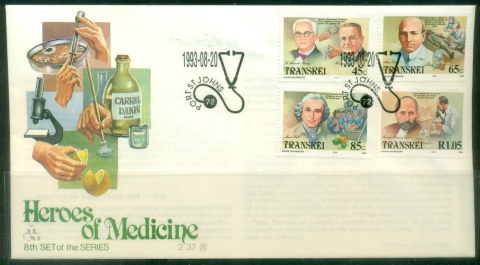 Transkei-1993-Heroes-of-Medicine-FDC