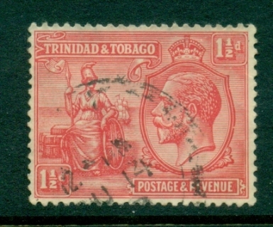 Trinidad-Tobago-1922-28-KGV-Britannia-1-5d-FU-2