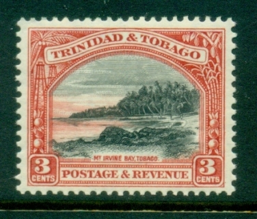 Trinidad-Tobago-1935-37-KGV-Pictorial-3c-Perf-12-MUH