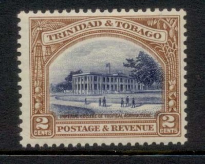 Trinidad-Tobago-1935-37-KGVI-Pictorial-2c-Perf-12-5-MUH